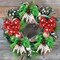 Christmas Ribbon Wired 2.5 Inch 4 Roll 20Yards Christmas Tree Ribbons Red Green Plaid Christmas Burlap Ribbons for Wreaths Tree Decorations & DIY Gift Wrapping